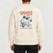 French Disorder men Winter Pack Sweater in Coconut - model back | London Ski Co