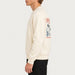 French Disorder men Winter Pack Sweater in Coconut - model side | London Ski Co
