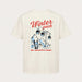 French Disorder men Winter Pack T Shirt in Coconut - product back | London Ski Co