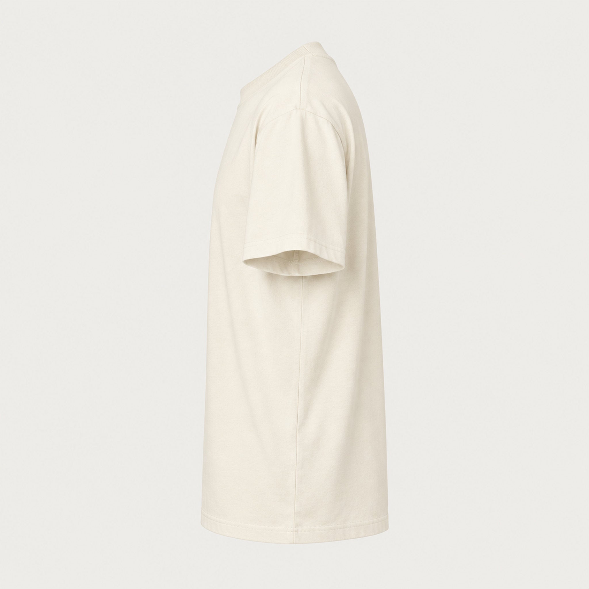 French Disorder men Winter Pack T Shirt in Coconut - product side | London Ski Co