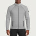Newland mens Alex Primaloft Padded Full Zip - model front. AI-generated from supplied artwork.