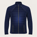 Newland mens Alex Primaloft Padded Full Zip in Navy - front. AI-generated from supplied artwork.