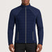 Newland mens Alex Primaloft Padded Full Zip in Navy - model front. AI-generated from supplied artwork.