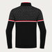 Newland men's Denali half zip in black and dark grey – back. AI-generated from supplier artwork.