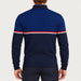 Newland men's Denali half zip in blue – model back. AI-generated from supplier artwork.