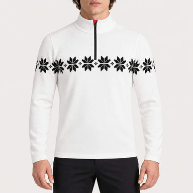Newland mens Everest Half Zip - model front. AI-generated from supplied artwork.
