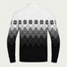 Newland mens Fairbanks Half Zip - back. AI-generated from supplied artwork.