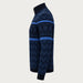 Newland mens Inuvik Half Zip in Navy - side. AI-generated from supplied artwork.