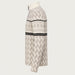 Newland mens Inuvik Half Zip in Off White/Stone - side. AI-generated from supplied artwork.