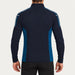 Newland mens Jerry’s Jungle Half Zip in Navy - model back. AI-generated from supplied artwork.