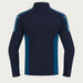 Newland mens Jerry’s Jungle Half Zip in Navy - back. AI-generated from supplied artwork.