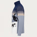 Newland mens Pevek Half Zip - side. AI-generated from supplied artwork.
