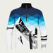 Newland mens Ridge A Half Zip - front. AI-generated from supplied artwork.