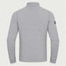 Newland mens Valtournenche Full Zip in Light Grey - back. AI-generated from supplied artwork.
