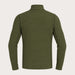 Newland mens Valtournenche Full Zip in Olive Green - back. AI-generated from supplied artwork.