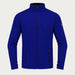 Newland mens Valtournenche Full Zip in Royal Blue - front. AI-generated from supplied artwork.