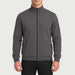 Newland mens Wolf Full Zip - model front. AI-generated from supplied artwork.