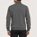 Newland mens Wolf Full Zip - model back. AI-generated from supplied artwork.