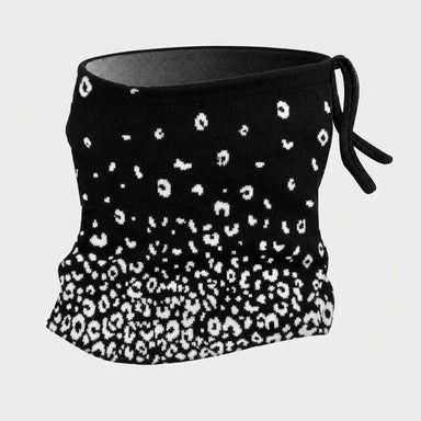 Newland unisex Drima Neck Gaiter in Black - front. AI-generated from supplied artwork.