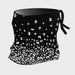 Newland unisex Drima Neck Gaiter in Black - front. AI-generated from supplied artwork.