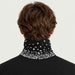 Newland unisex Drima Neck Gaiter in Black - mens back. AI-generated from supplied artwork.