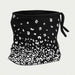 Newland unisex Drima Neck Gaiter in Black - side. AI-generated from supplied artwork.