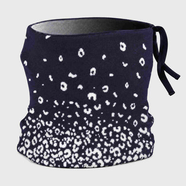 Newland unisex Drima Neck Gaiter in Navy - front. AI-generated from supplied artwork.