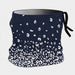 Newland unisex Drima Neck Gaiter in Navy - back. AI-generated from supplied artwork.