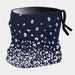 Newland unisex Drima Neck Gaiter in Navy - side. AI-generated from supplied artwork.