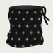 Newland unisex Eluna Neck Gaiter in Black - back. AI-generated from supplied artwork.