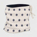 Newland unisex Eluna Neck Gaiter in Off White - side. AI-generated from supplied artwork.