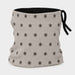 Newland unisex Eluna Neck Gaiter in Stone - back. AI-generated from supplied artwork.