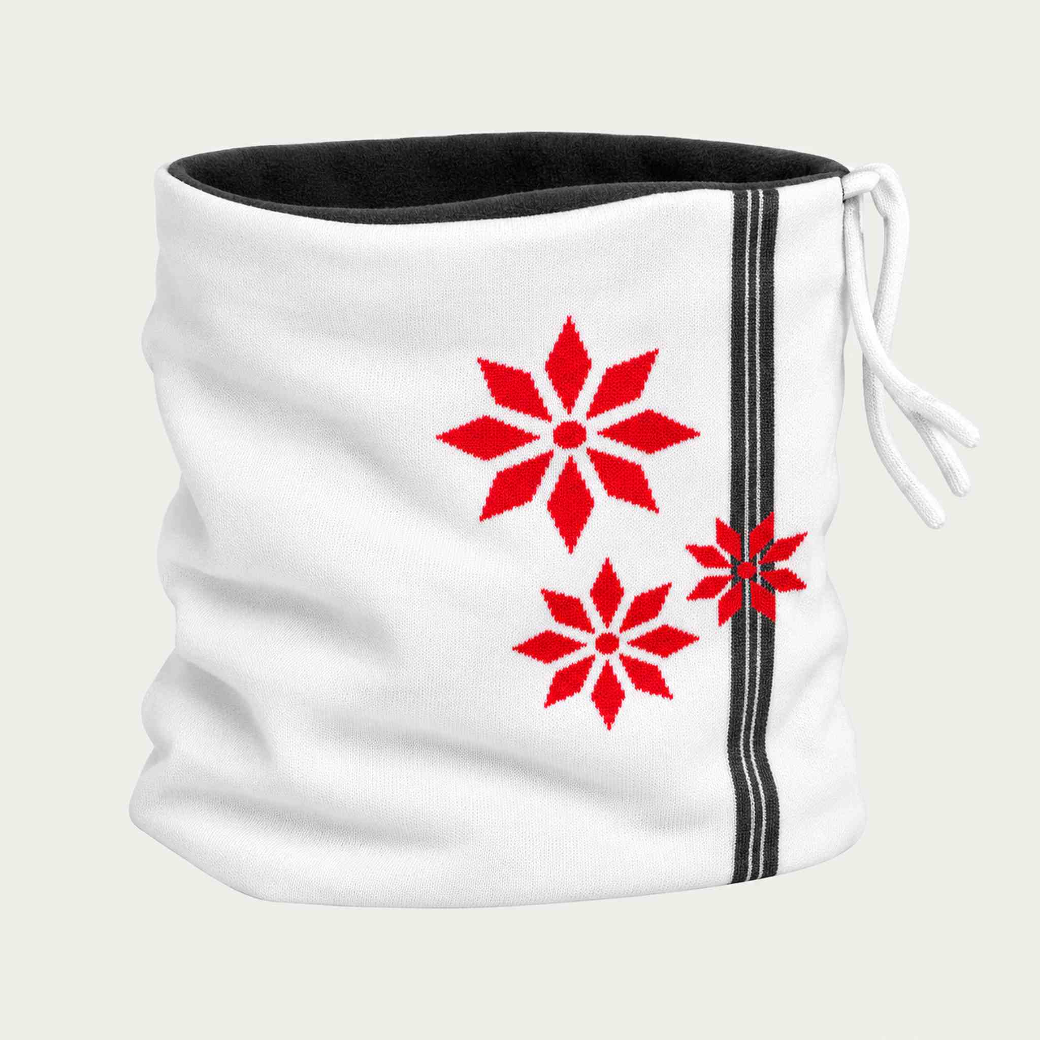 Newland unisex Lysara Neck Gaiter - front. AI-generated from supplied artwork.