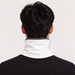 Newland unisex Lysara Neck Gaiter - mens back. AI-generated from supplied artwork.
