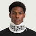 Newland unisex Maren Neck Gaiter - mens front. AI-generated from supplied artwork.