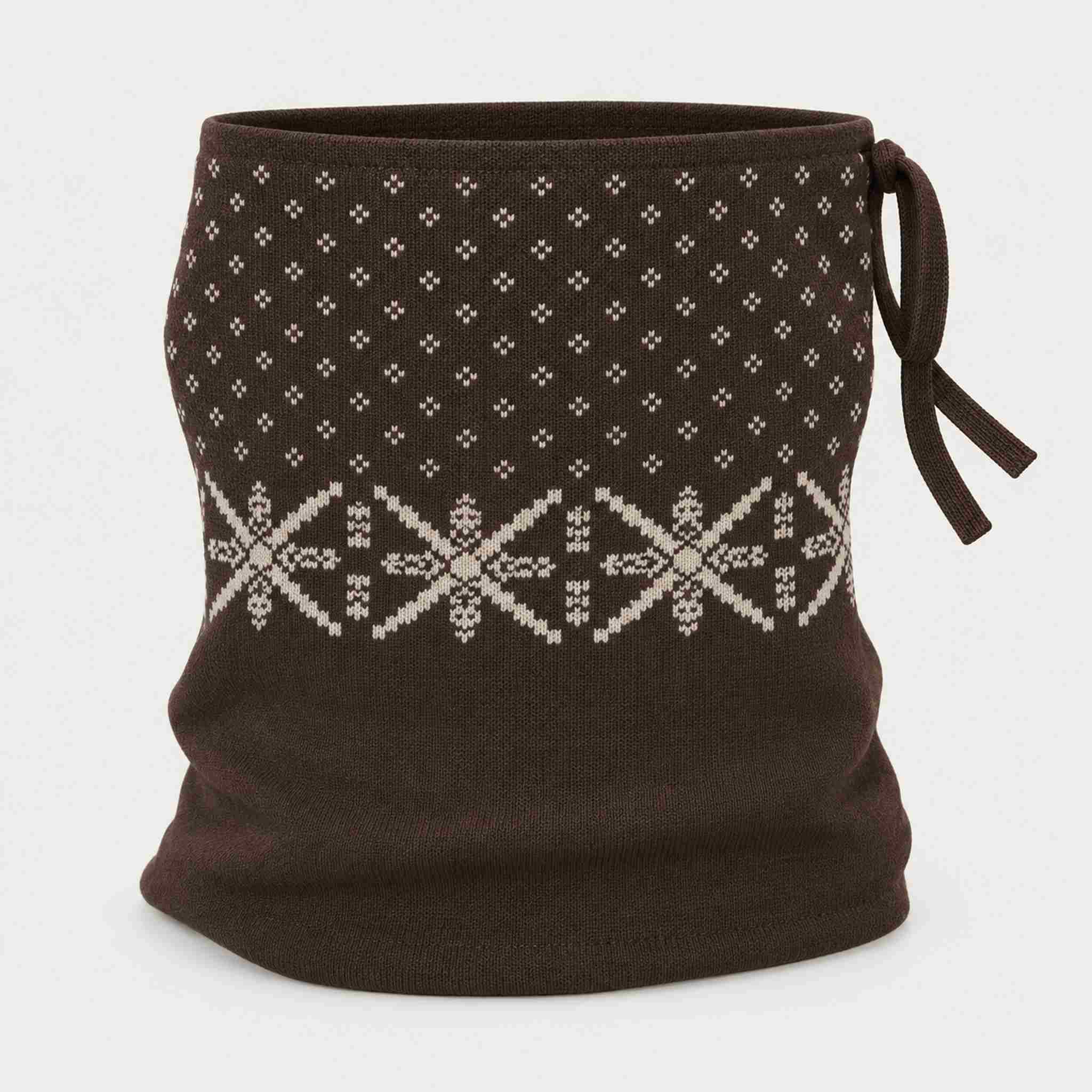 Newland unisex Noctis Neck Gaiter - back. AI-generated from supplied artwork.