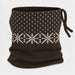 Newland unisex Noctis Neck Gaiter - side. AI-generated from supplied artwork.