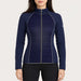 Newland womens Aitana Padded Full Zip in Navy - model front. AI-generated from supplied artwork.