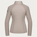 Newland womens Aitana Padded Full Zip in Stone - back. AI-generated from supplied artwork.