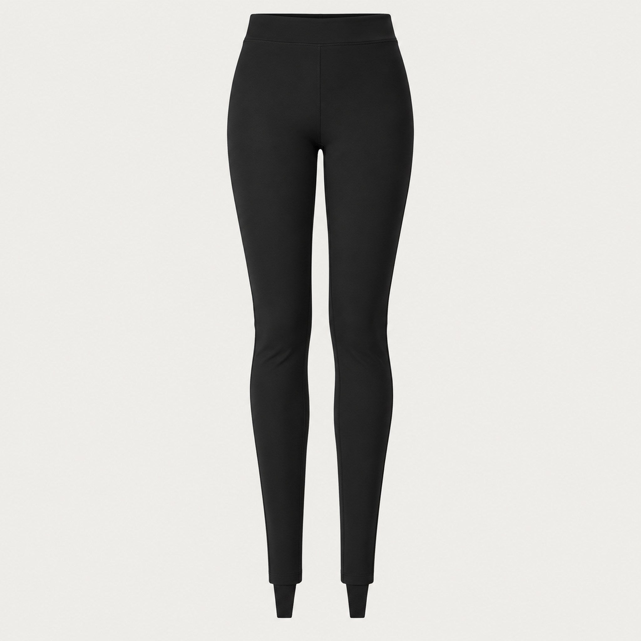 Newland womens Alpette Skinny Ski Pants in Black - front. AI-generated from supplied artwork.