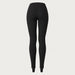 Newland womens Alpette Skinny Ski Pants in Black - back. AI-generated from supplied artwork.