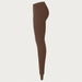 Newland womens Alpette Skinny Ski Pants in Brown - side. AI-generated from supplied artwork.
