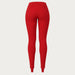 Newland womens Alpette Skinny Ski Pants in Red - back. AI-generated from supplied artwork.
