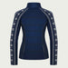 Newland womens Caelys Padded Full Zip in Navy - back. AI-generated from supplied artwork.