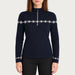 Newland womens Eirian Half Zip - model front. AI-generated from supplied artwork.