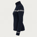 Newland womens Eirian Half Zip - side. AI-generated from supplied artwork.