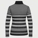Newland womens Hikari Half Zip in Black - back. AI-generated from supplied artwork.