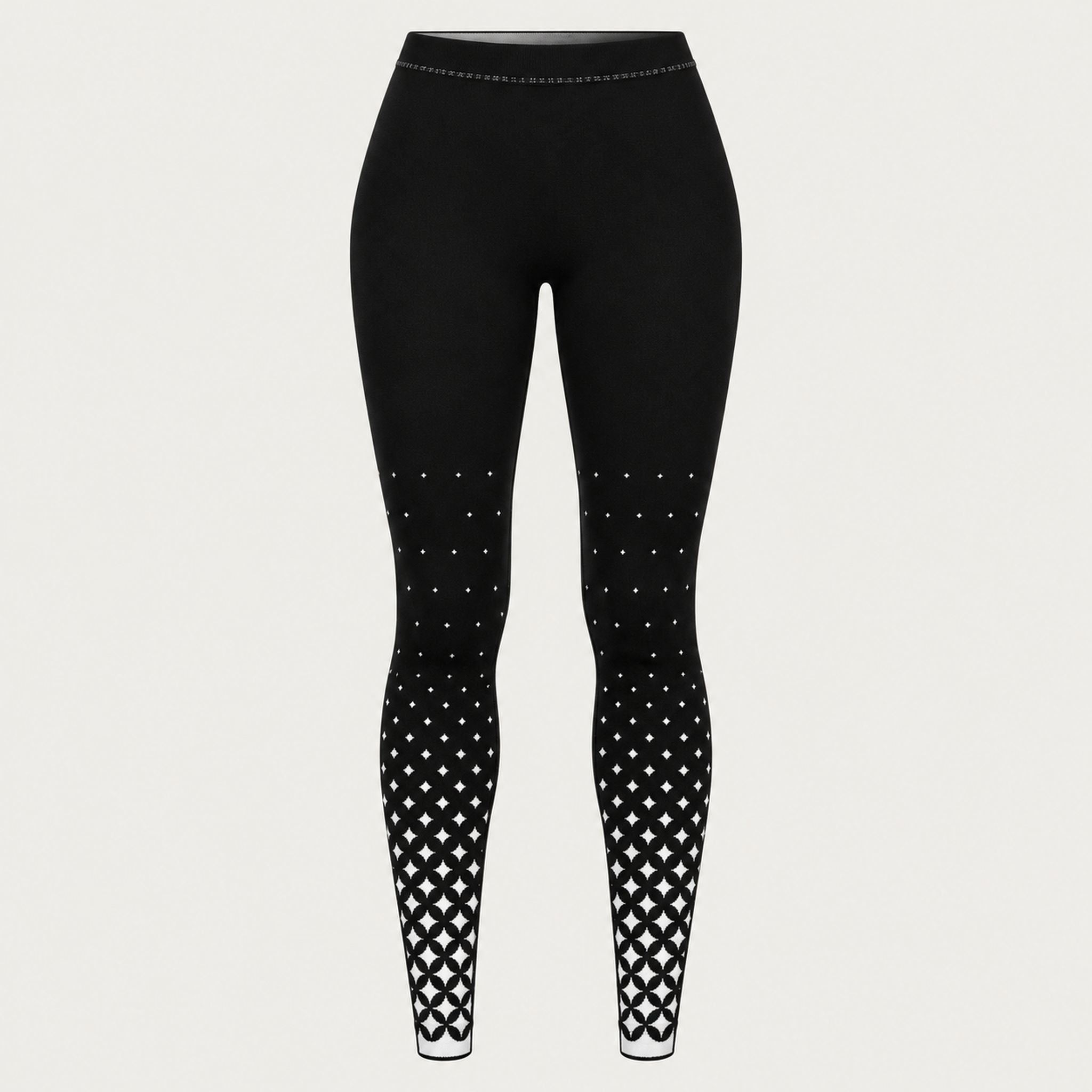 Newland womens Islaine Leggings - front. AI-generated from supplied artwork.