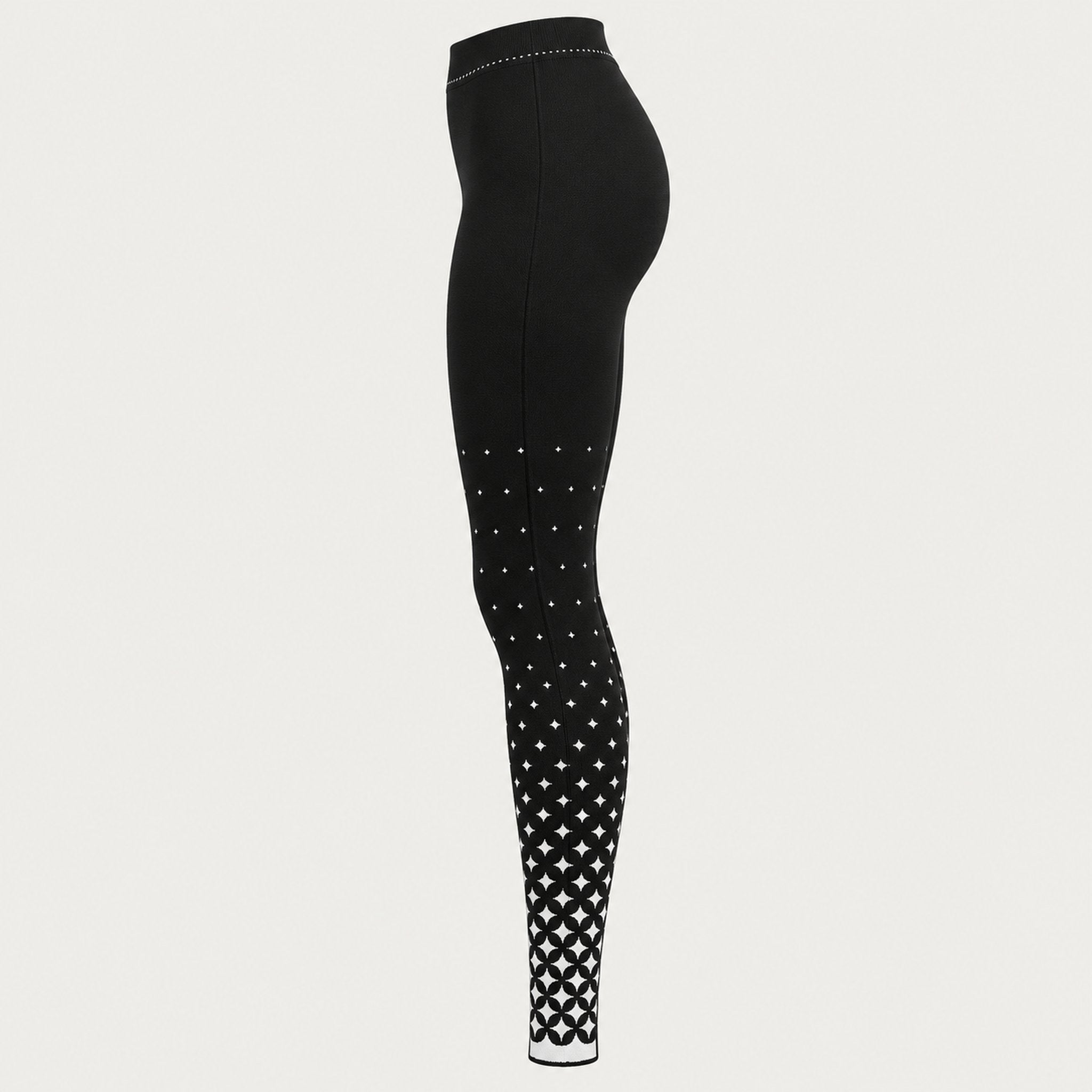 Newland womens Islaine Leggings - side. AI-generated from supplied artwork.