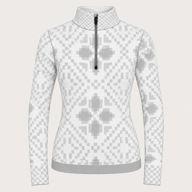 Newland womens Karina Half Zip - front. AI-generated from supplied artwork.